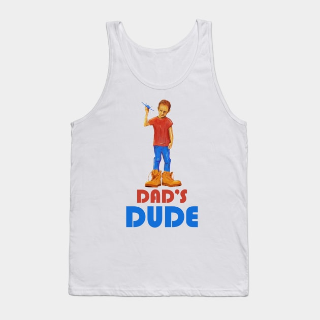 Happy father's day. Dad's dude. Tank Top by Ekenepeken